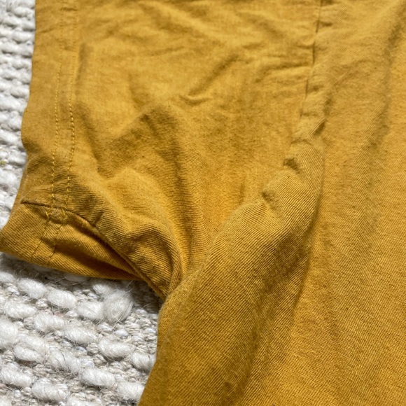 Men’s Mustard Yellow Palm Tee Shirt Size XL - Picture 4 of 6